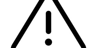 Achtung Warnschild