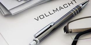 Vollmacht Stift Papiere